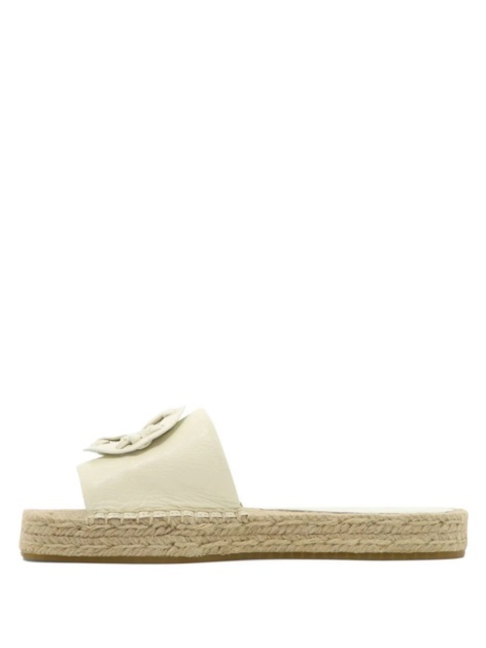 TORY BURCH Sandals NEW Double T Espadrille Slides Size 8 - Picture 7 of 8